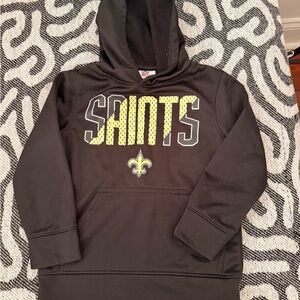 NFL Black and Gold Saints Kids Hoodie